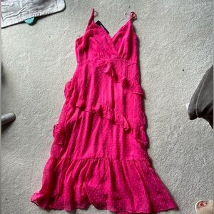 Midi Hot Pink Dress